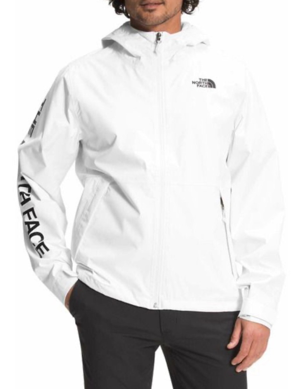 The North Face Men’s Novelty Millerton Jacket | Large | White/Black | Dryvent